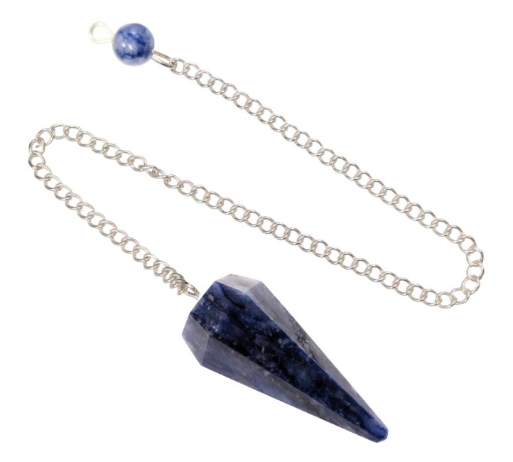 Sodalite B conical pendulum 6 faces