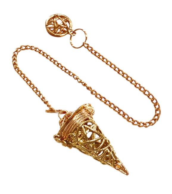 Pentagram Copper cage pendulum