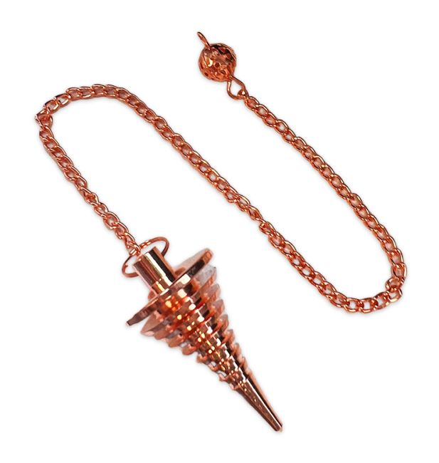 Copper conical Isis pendulum