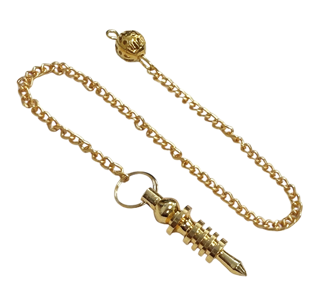 Golden metal pendulum 4cm