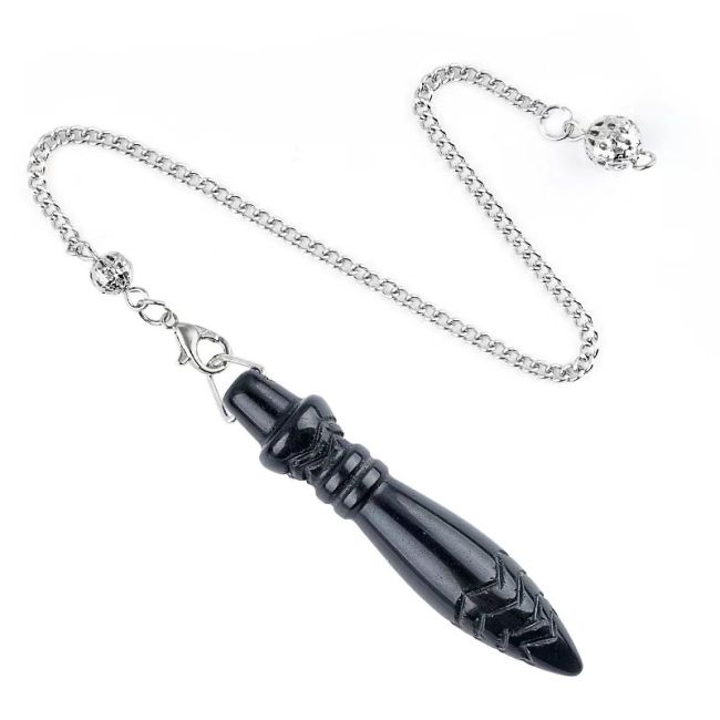 incense at Black Obsidian Thoth Pendulum
