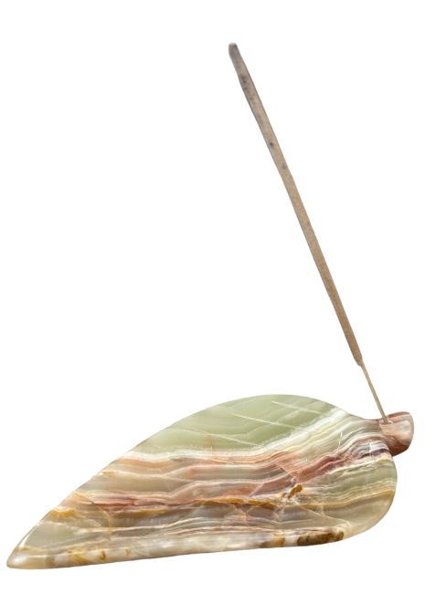 Incense holder saponite stone