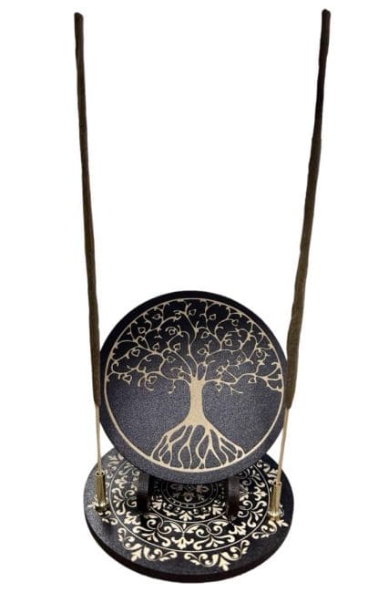 Incense holder tree of life plate 10cm