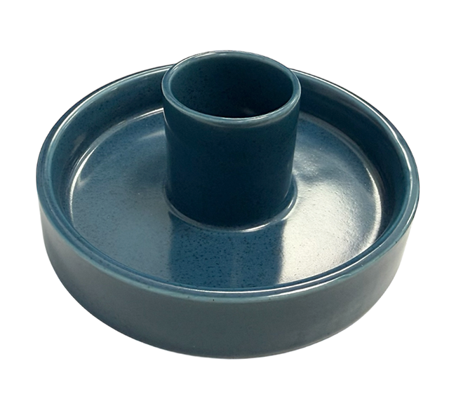 Blue Ceramic Incense Holder for Palo Santo 10.50cm