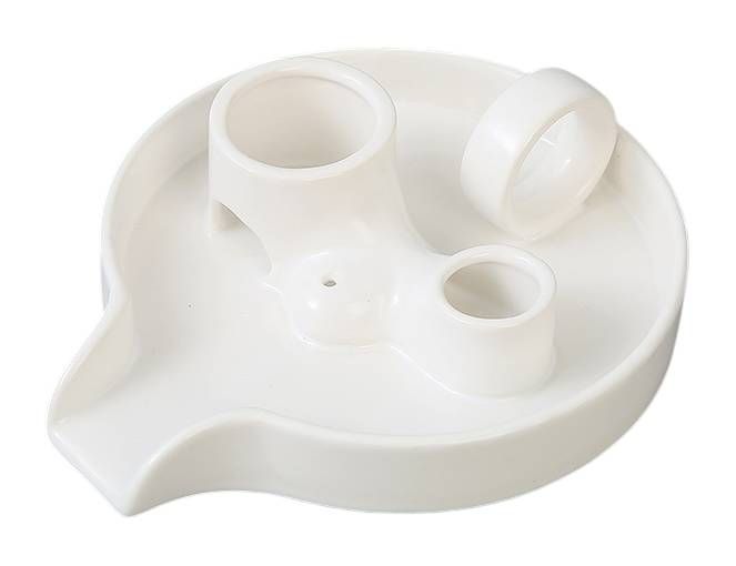 White Ceramic Incense Holder for Palo Santo and White Sage 18.50cm