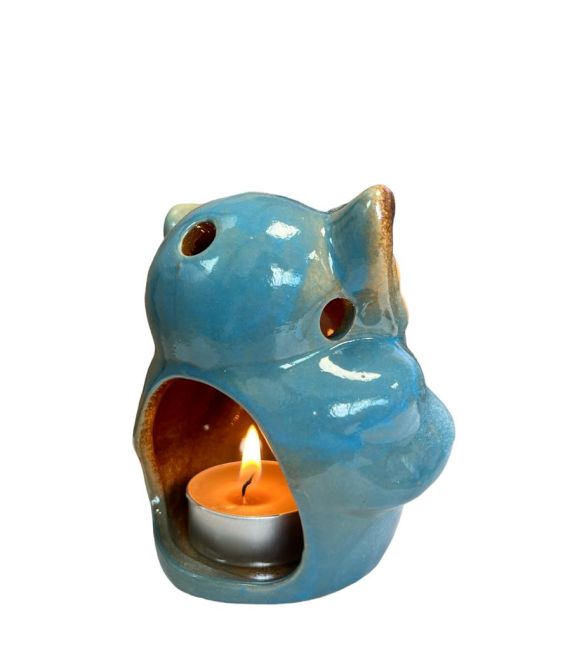 incense at Blue Owl Candle Holder 10cm|gb