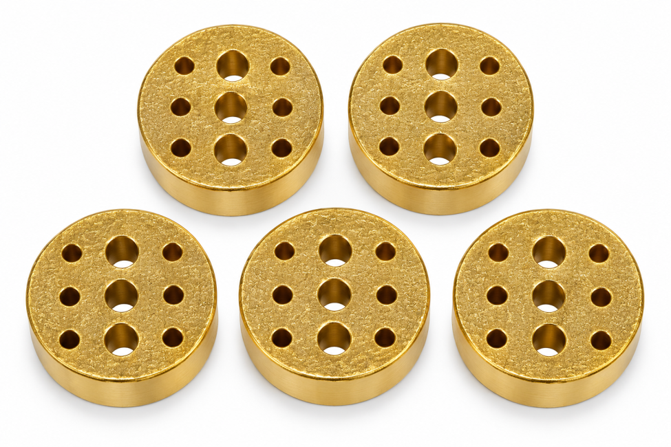 incense at Gold-Coloured 9-Hole Incense Holder – Pack of 5