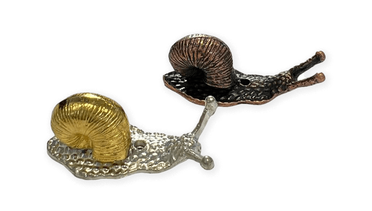 Metal Incense Holder Snails 4cm x6