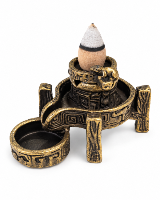 incense at Traditional Chinese mill incense holder 5.1 cm