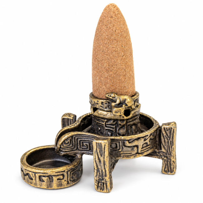 incense at Traditional Chinese mill incense holder 5.1 cm
