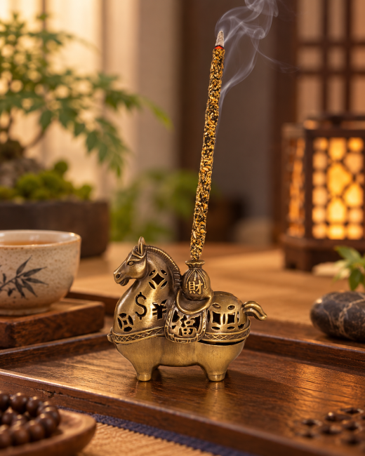 incense at Horse incense holder 8.2 cm|gb