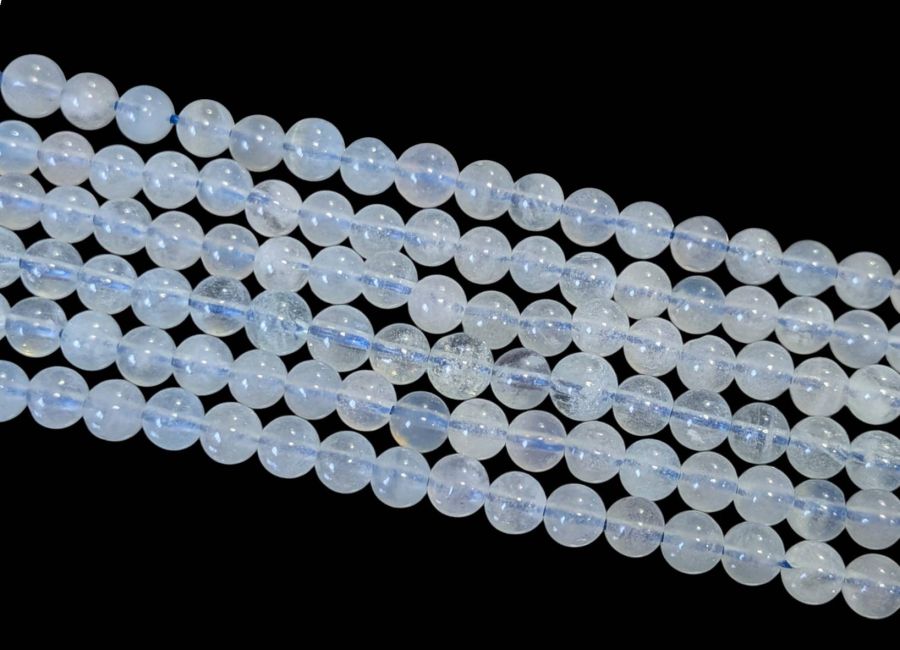 incense at Aquamarine Round Beads Strand A 4-5mm