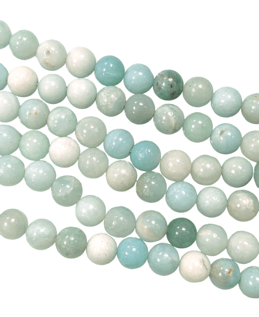 Amazonite China beads 8mm on 40cm wire