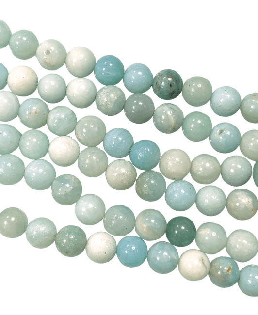 Amazonite China beads 4mm on 40cm wire