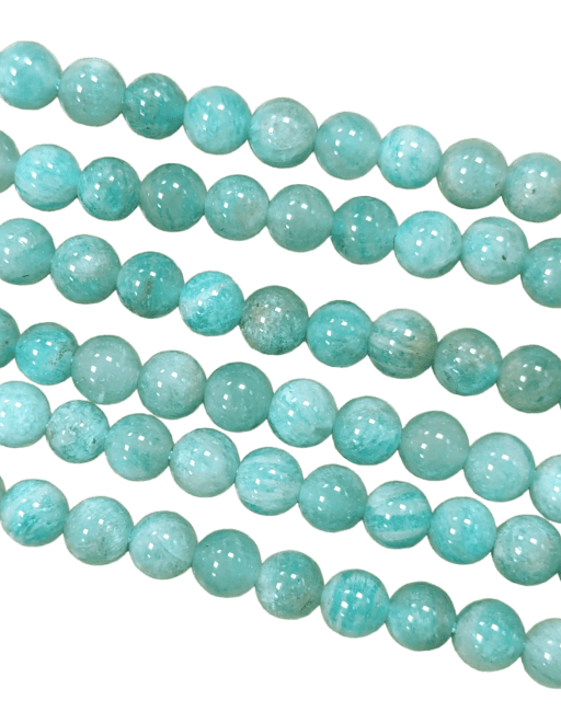 Amazonite Russia AA beads 4mm on 40cm wire