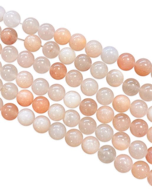 Peach Aventurine Beads 6mm on 40cm wire