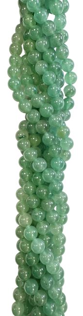 Green Aventurine 10mm pearls on string