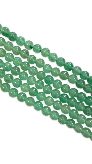 Green Aventurine 4mm pearls on string