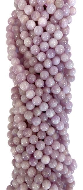 Kunzite AA 8mm pearls on string