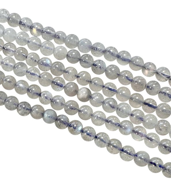 Labradorite A 3-4mm pearls on 40cm string