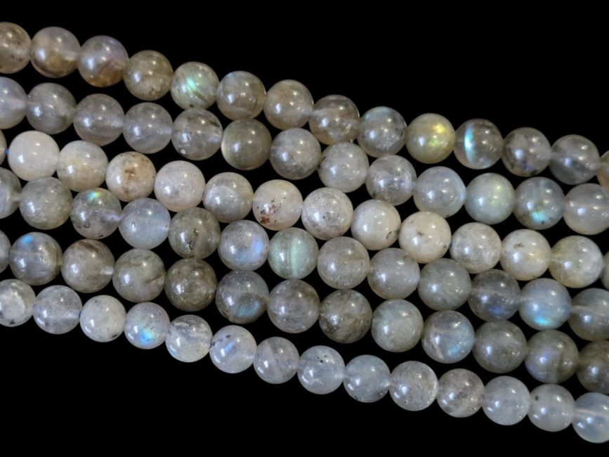 incense at Labradorite Round Beads Strand A 5.5-6.5mm|gb
