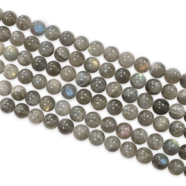 Labradorite AA 6-7mm pearls on 40cm string