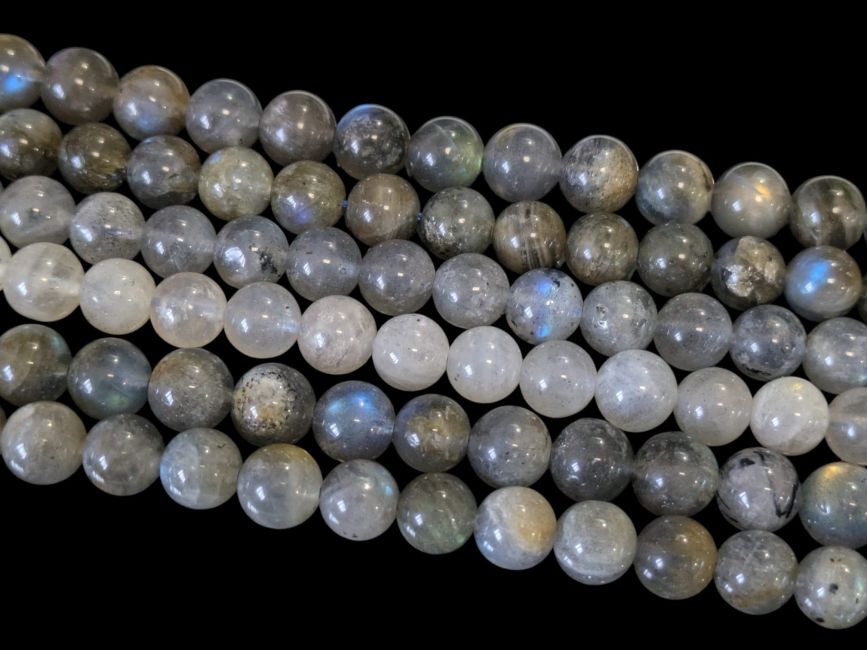 incense at Labradorite Round Beads Strand A 8-9mm|gb
