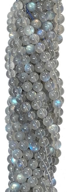 Labradorite AAA 8mm pearls on 40cm string