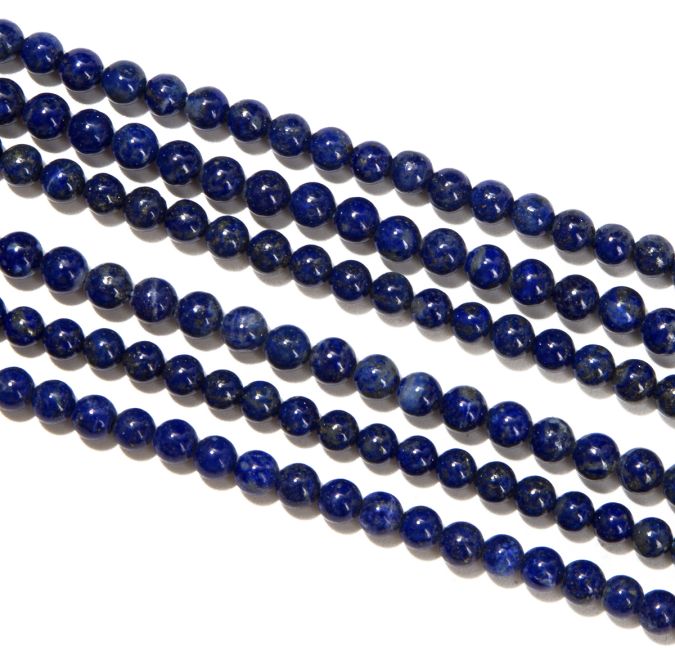 Lapis Lazuli A beads 4mm on 40cm wire