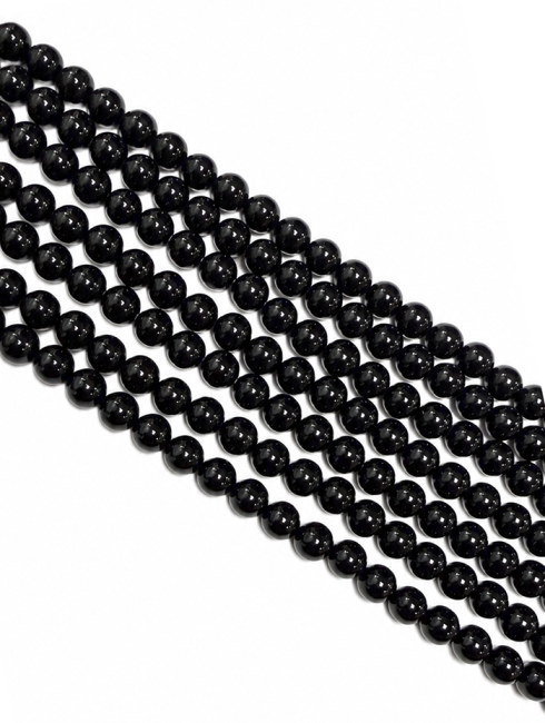 incense at Onyx A 4mm pearls on string