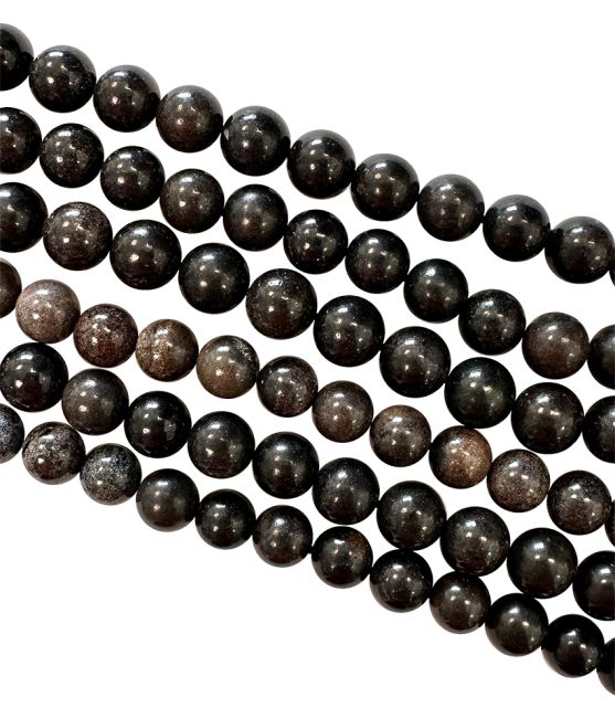 Black Opal beads 6mm on a 40cm thread