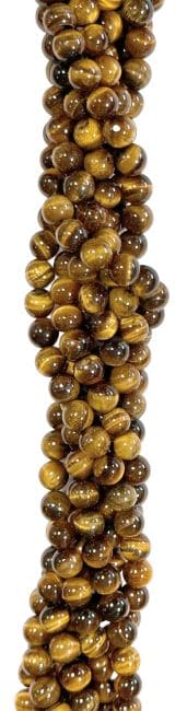 Tiger eye A 10mm pearls on 40cm string