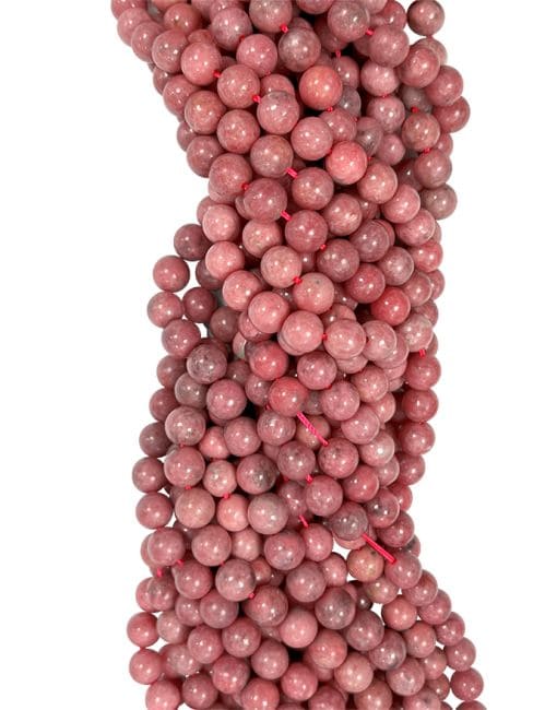 Rhodonite Australia A beads 8mm on a 40cm thread