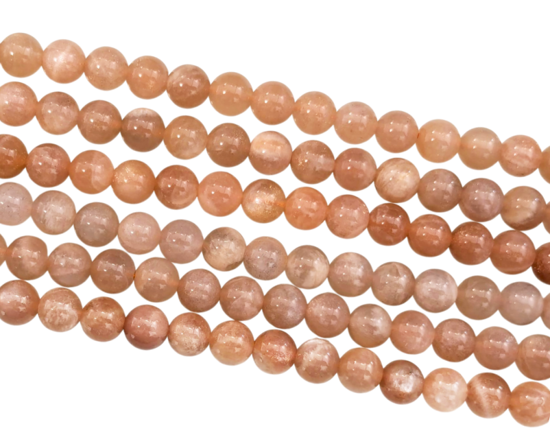 Sunstone A 6-7mm pearls on string