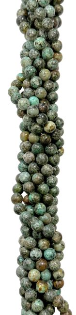 Natural African turquoise beads 8mm on a 40cm thread