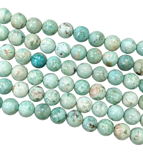 Natural Turquoise from Peru AA beads 8-9mm on 40cm thread