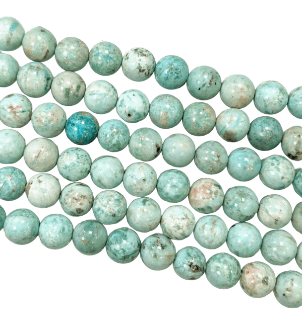 Natural Turquoise from Peru AA beads 8-9mm on 40cm thread