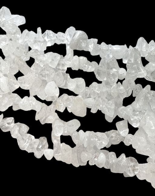 incense at Rock crystal chips 5-8mm on a 80cm thread|gb