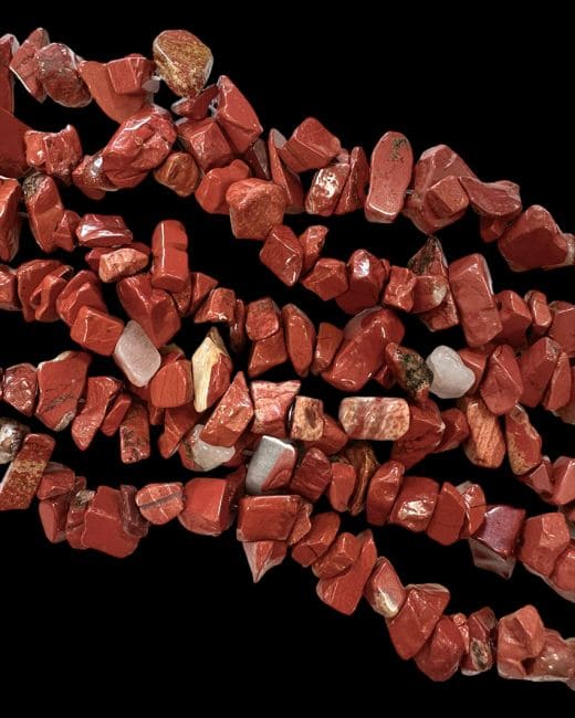 incense at Red Jasper A chips 5-8mm on a 80cm thread|gb