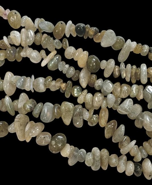 incense at Labradorite A chips 3-8mm on a 80cm thread|gb