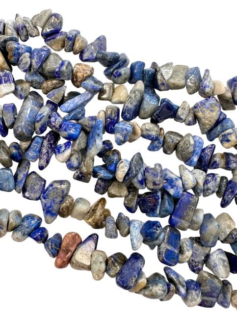 incense at Lapis Lazuli chips 5-8mm on 80cm thread