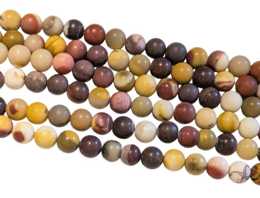 Jasper Mokaite A 6mm matte beads on a 40cm thread