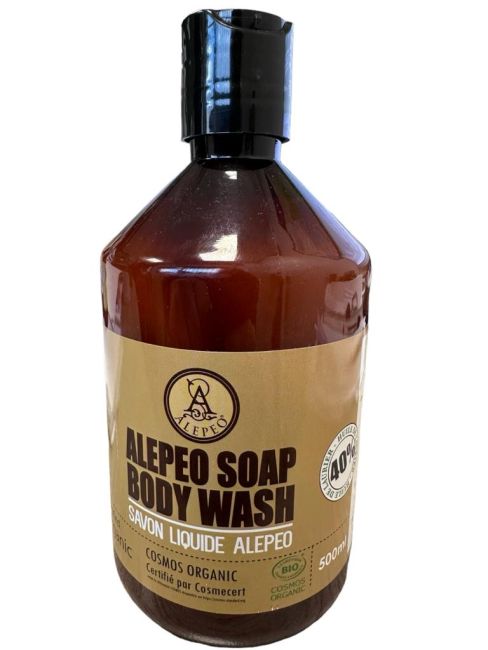 Aleppo organic shower soap 40% Laurel 500ml
