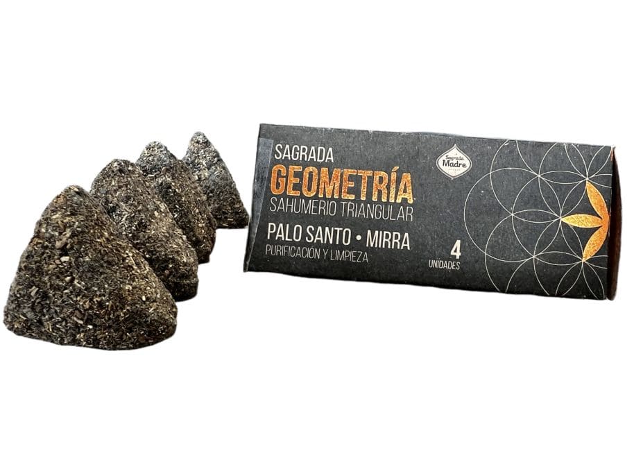 Sagrada Madre Pyramid Incense, Palo Santo-Myrrh.