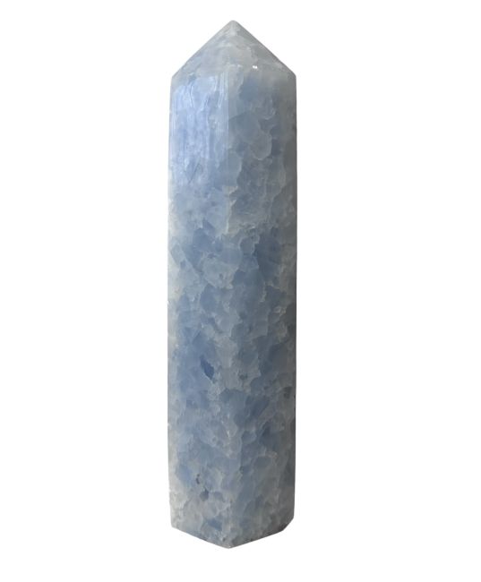 Blue Calcite Polished Tip