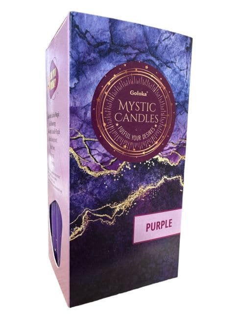 Goloka Candles Tinted Mauve Mass 13cm 20pcs