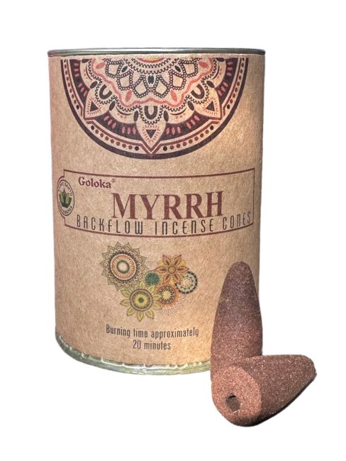 Goloka Organica Myrrh backflow cones 6pcs