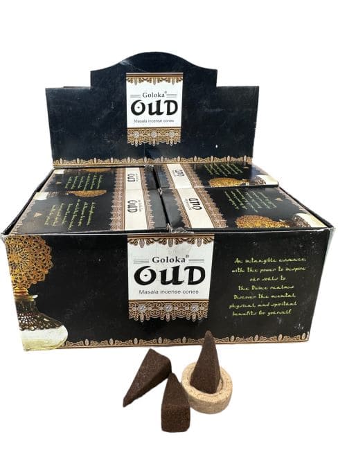 Goloka incense cones Oudh