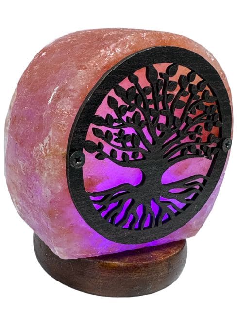 Himalayan salt lamp usb tree of life 11cm