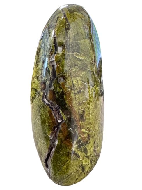 Polished green opal block 1.350kg